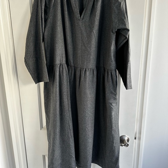 Gallego Deaportes flannel dress. Gray. Size M - Picture 4 of 4